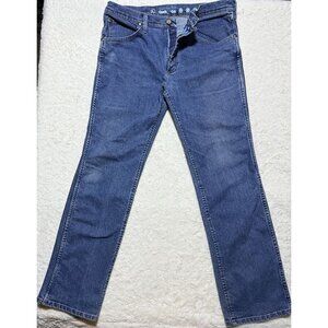 Wrangler Cowboy Cut Dark Blue Denim 34W 32L